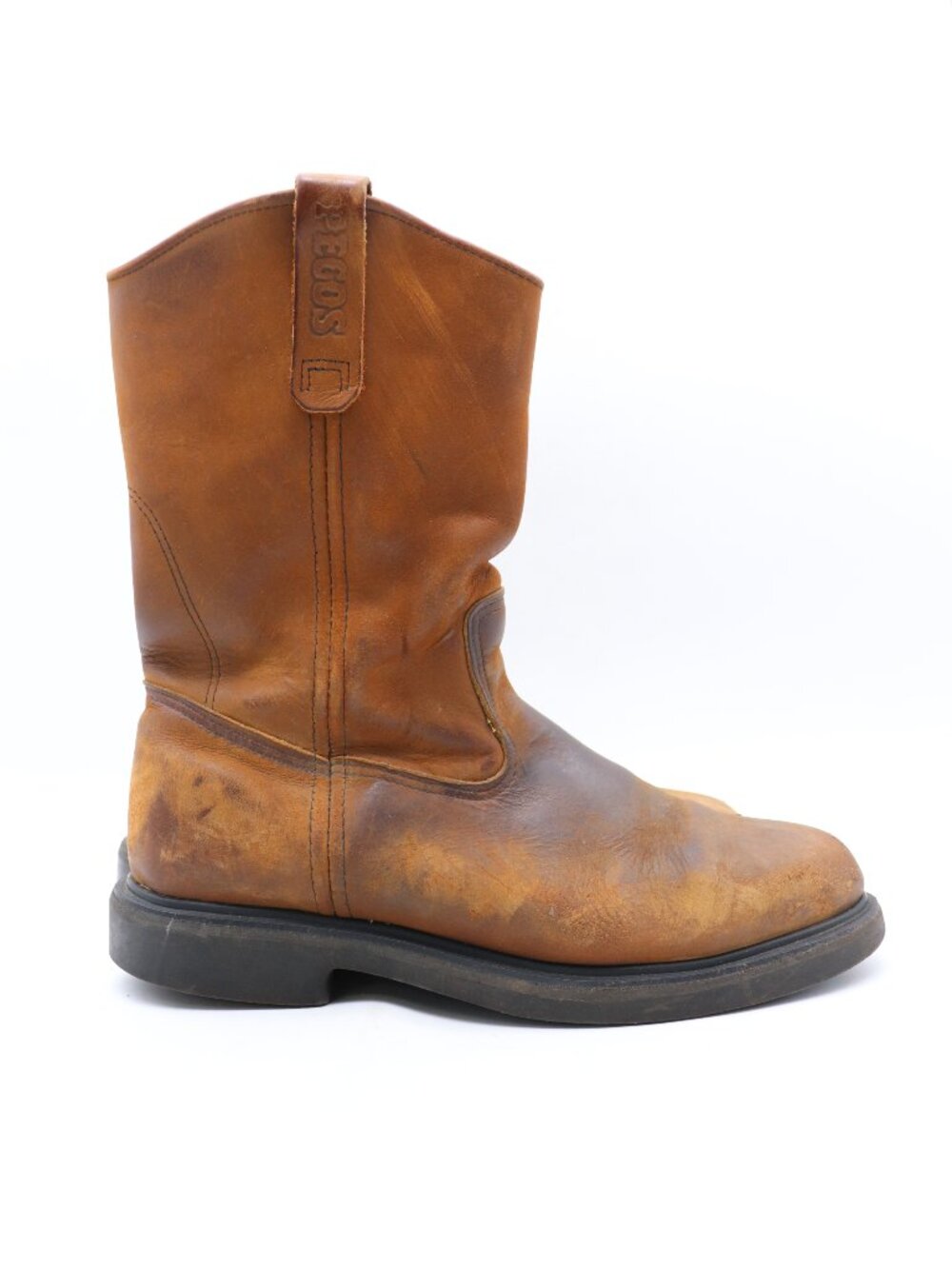 Red Wing 1105 Pecos Men’s Size 9.5 D Brown Leather Soft Toe Pull On Made in USA